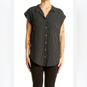 $6❤️Bundled JACHS Girlfriend Black/White Button Down Shirt